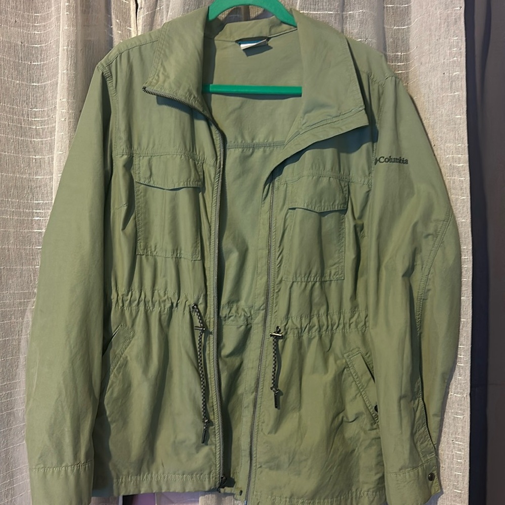 Colombia mint green utility jacket size XL
